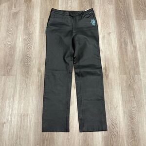 RARE Vintage 90s 00s Lady Amazon Ixon Leather Motorcycle Pants Womens Size 32x34
